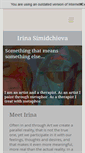 Mobile Screenshot of irasimidchieva.com